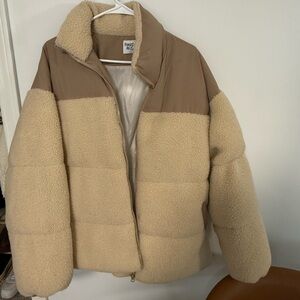 Sherpa Princess Polly bomber jacket